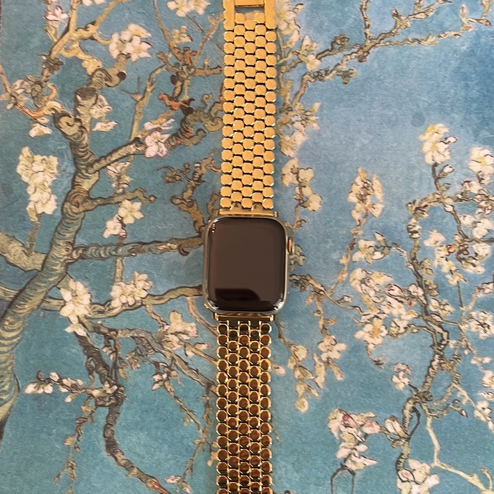 Brand new Triple Theta Apple Watch Band in gold- Apple Watch not included